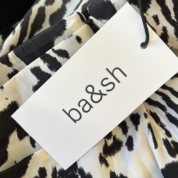 NWT BA&SH Animal Print JUPE OPERA MIDI Skirt - Picture 11 of 14